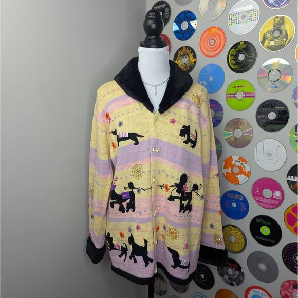 Storybook Knits Sweaters - Storybook Knits Precious Pups Sweater